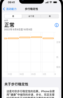 涵江iPhone手机维修如何在iPhone开启'步行稳定性通知'