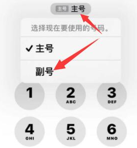 涵江苹果14维修店分享iPhone 14 Pro Max使用副卡打电话的方法 