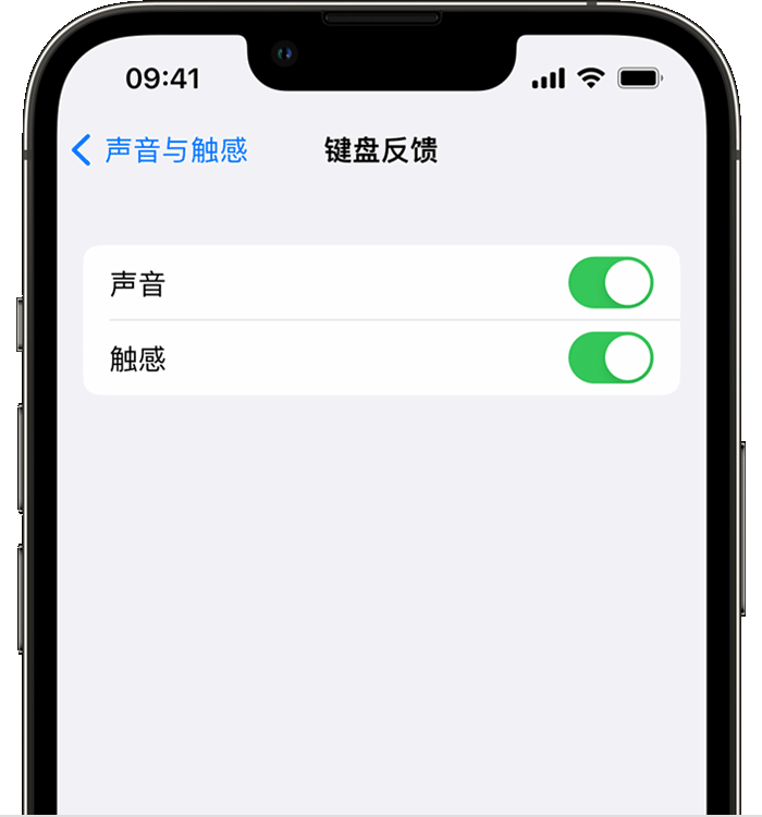 涵江苹果14维修分享iPhone 14 系列机型如何开启键盘声音或触感反馈 