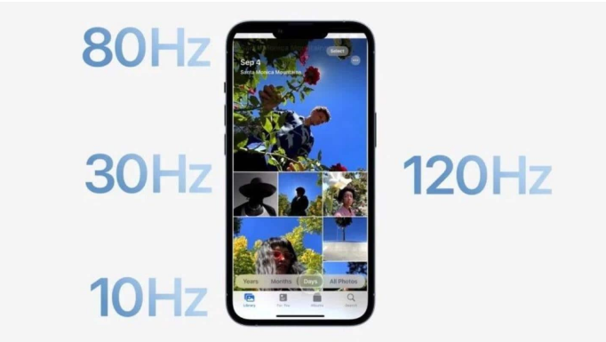 涵江苹果14维修分享iPhone 14有高刷吗 