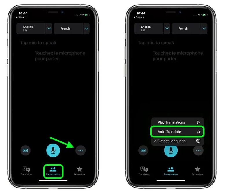 涵江苹果手机维修分享iOS 15 “翻译” App 新改进 