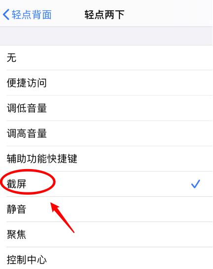 涵江苹果手机维修分享iPhone12如何启用双击截屏 